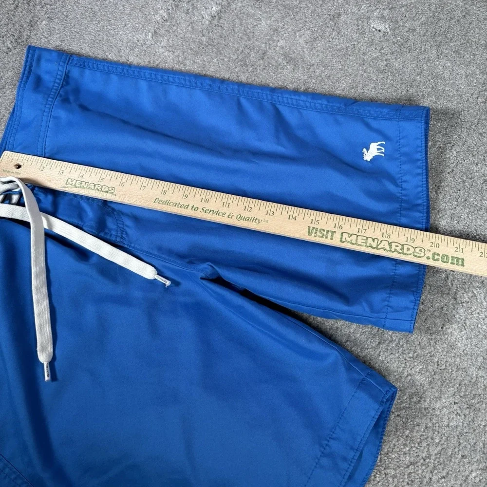 Abercrombie & Fitch Board Shorts Mens L Blue Unlined Swim Trunks Surf Y2K‎